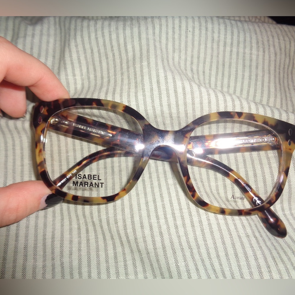 AUTHENTIC ISABEL MARANT TORTOISESHELL GLASSES WITH ORIGINAL BLACK CASE